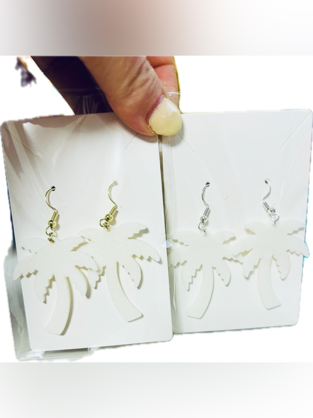 Palm Tree Dangle Earrings